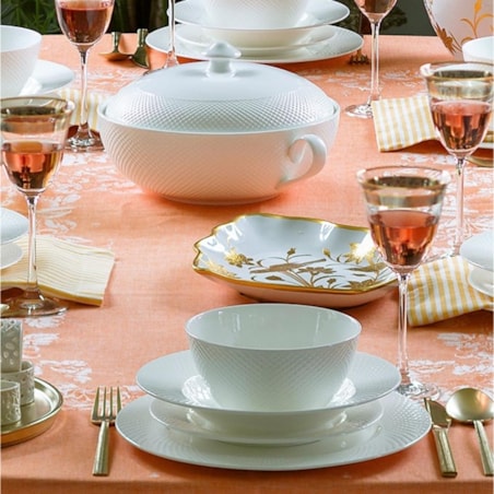 VILLA ITALIA Salaterka porcelanowa miseczka śniadaniowa 15 cm BARI WHITE