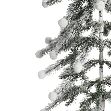 Dekoracja ogrodowa LED HASSLAN Choinka 125 cm Biały