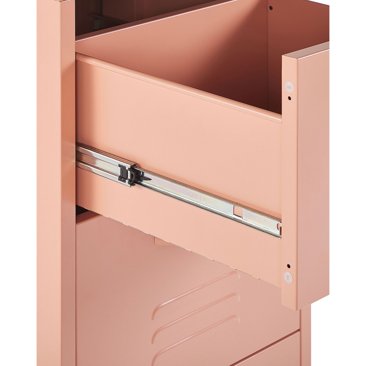Szafka biurowa metalowa różowa WOSTOK