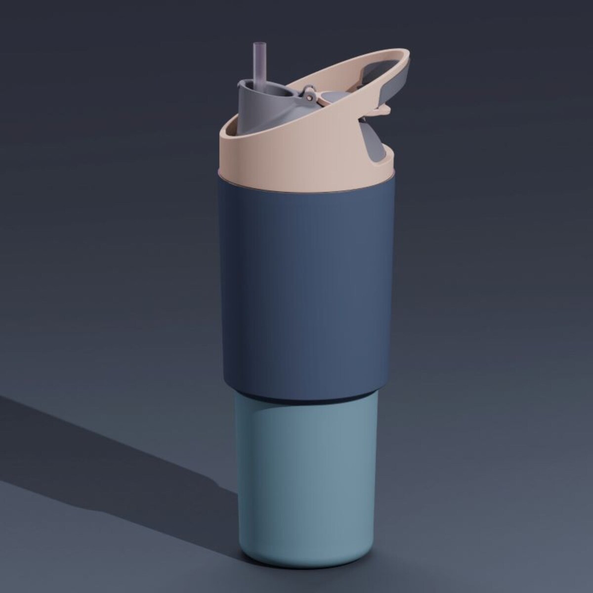 ASOBU COSMIC kubek termiczny z powłoką ceramiczną 960 ml, Pastel Blue