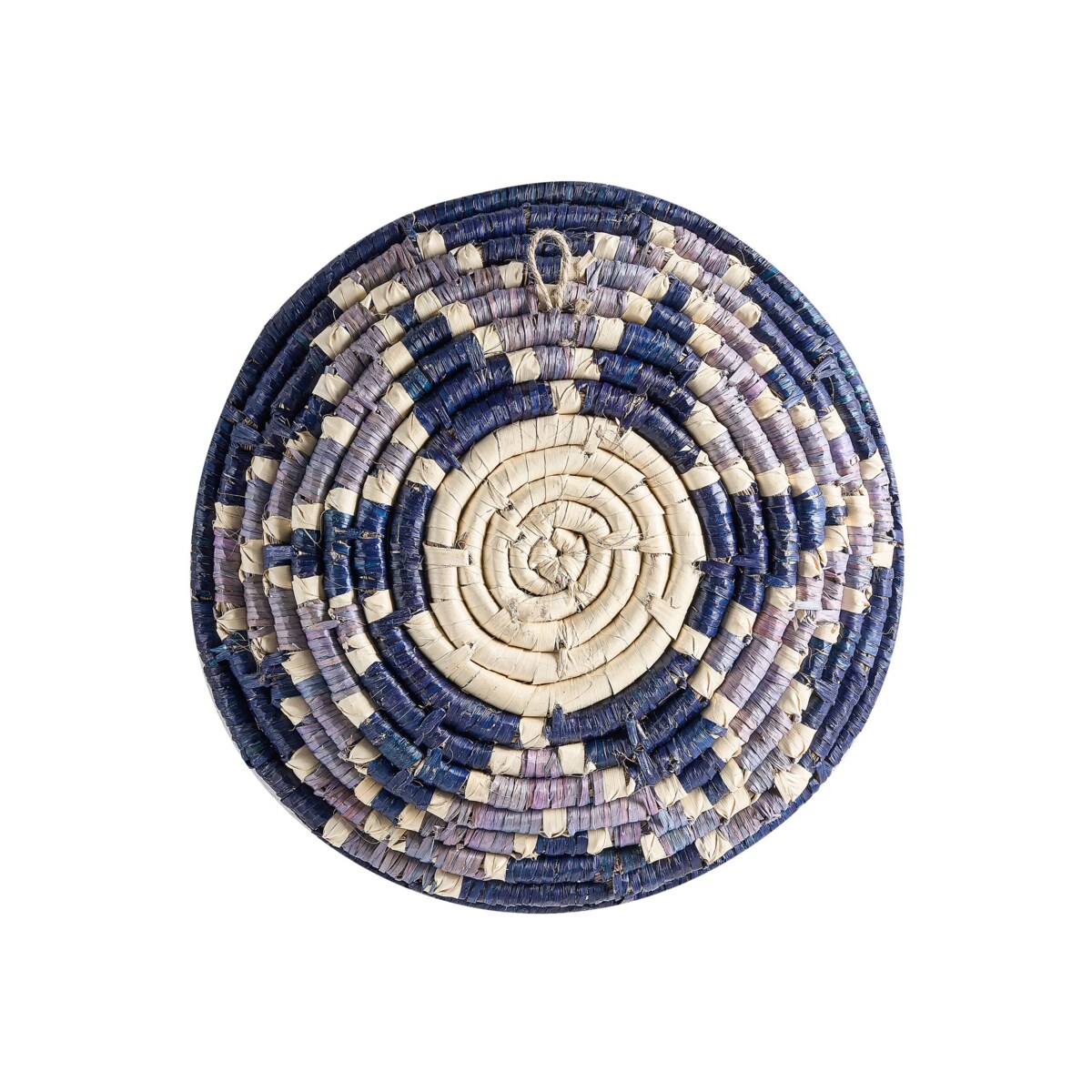 Zestaw 6 dekoracji ściennych z trawy morskiej wielokolorowy NAMDINH