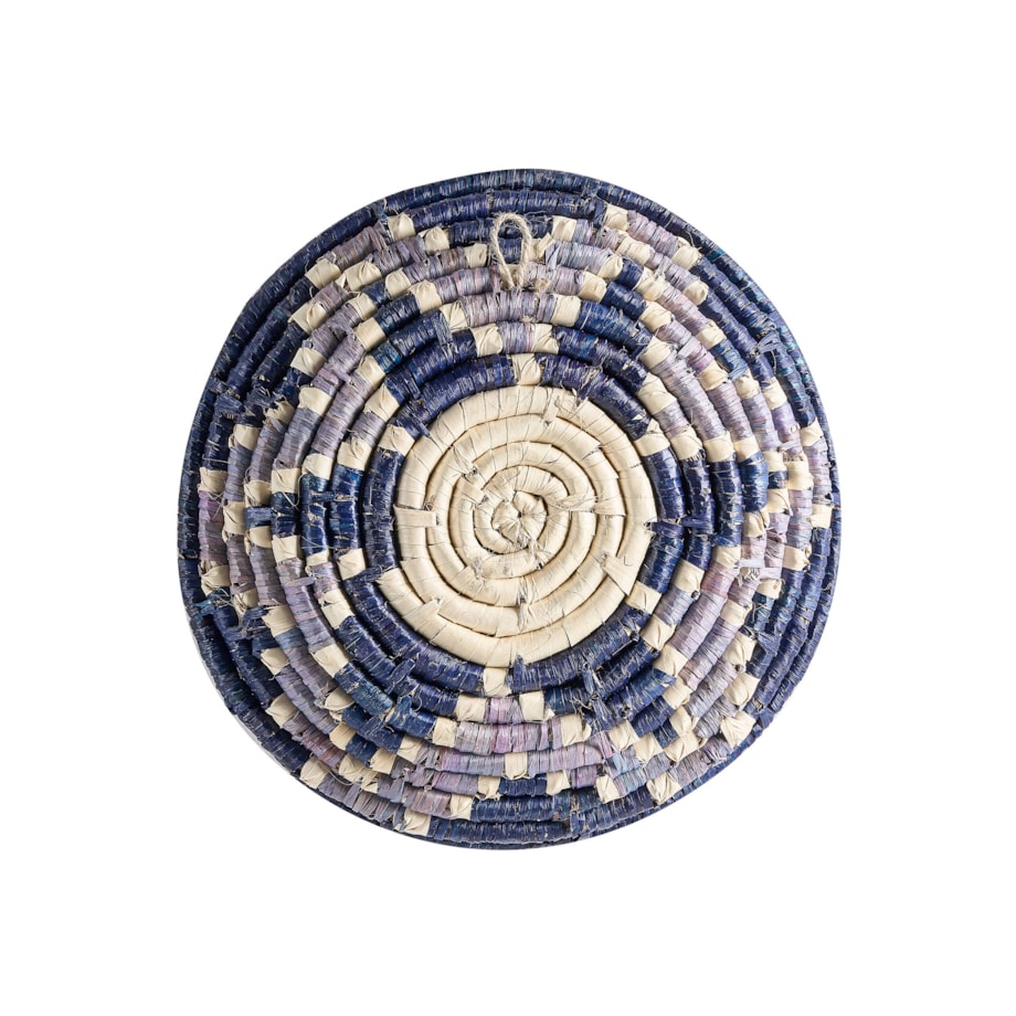 Zestaw 6 dekoracji ściennych z trawy morskiej wielokolorowy NAMDINH