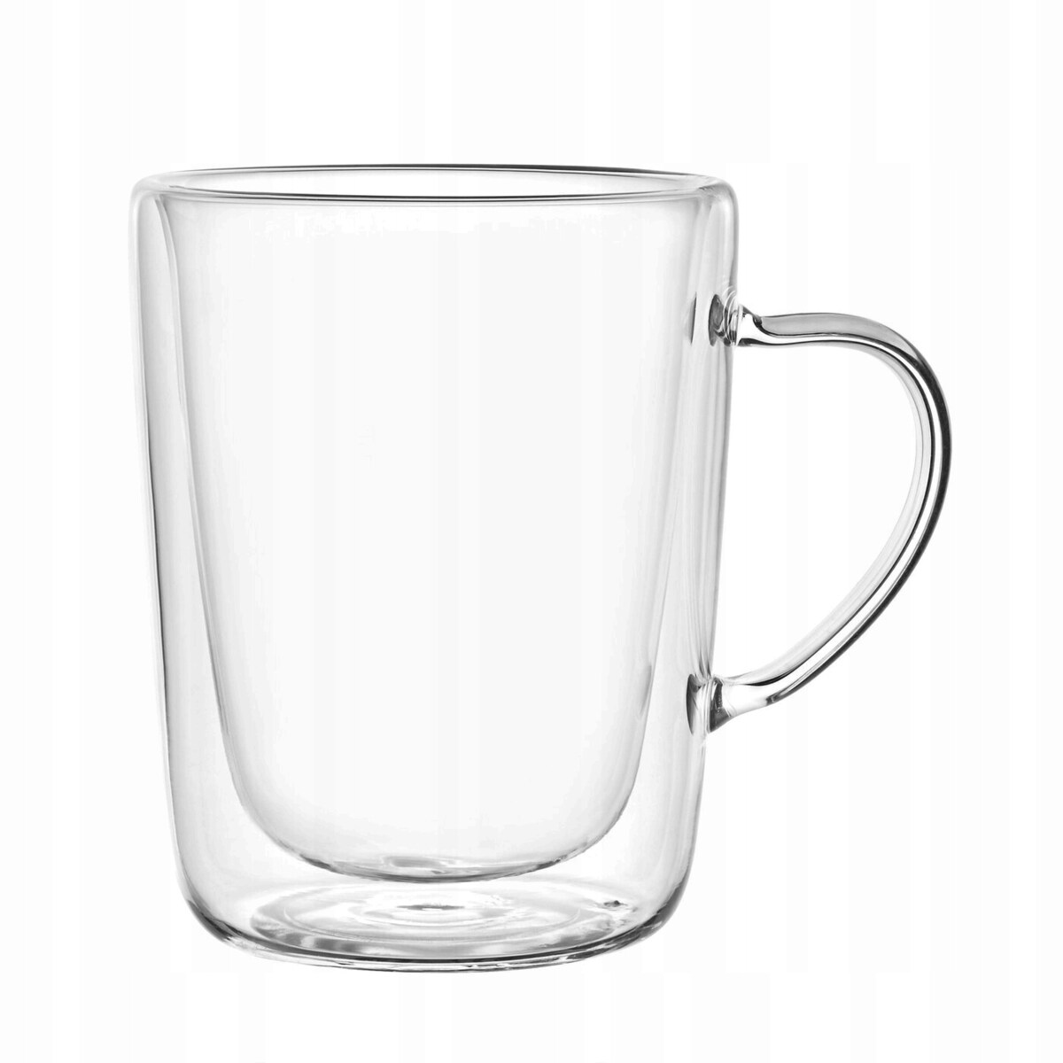 Szklanki termiczne szkło do kawy herbaty napoje 300 ml 2 szt prezent KUBEK