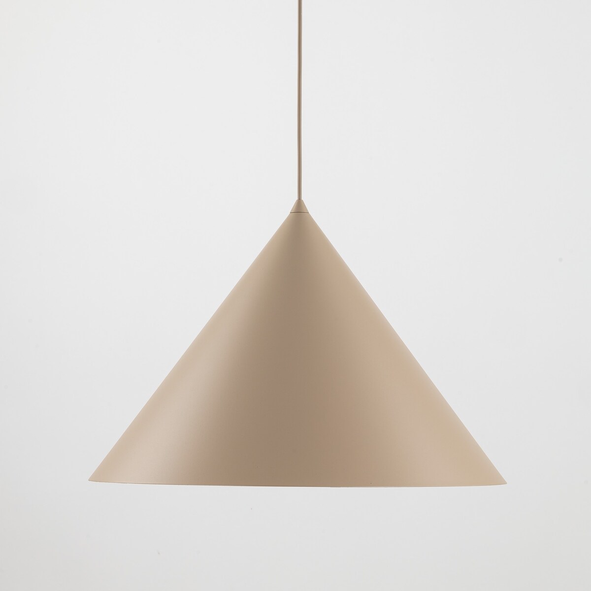 Lampa wisząca TK Lighting CONO SABIA XL 10622 beżowa E27 50 cm regulowana do salonu i jadalni