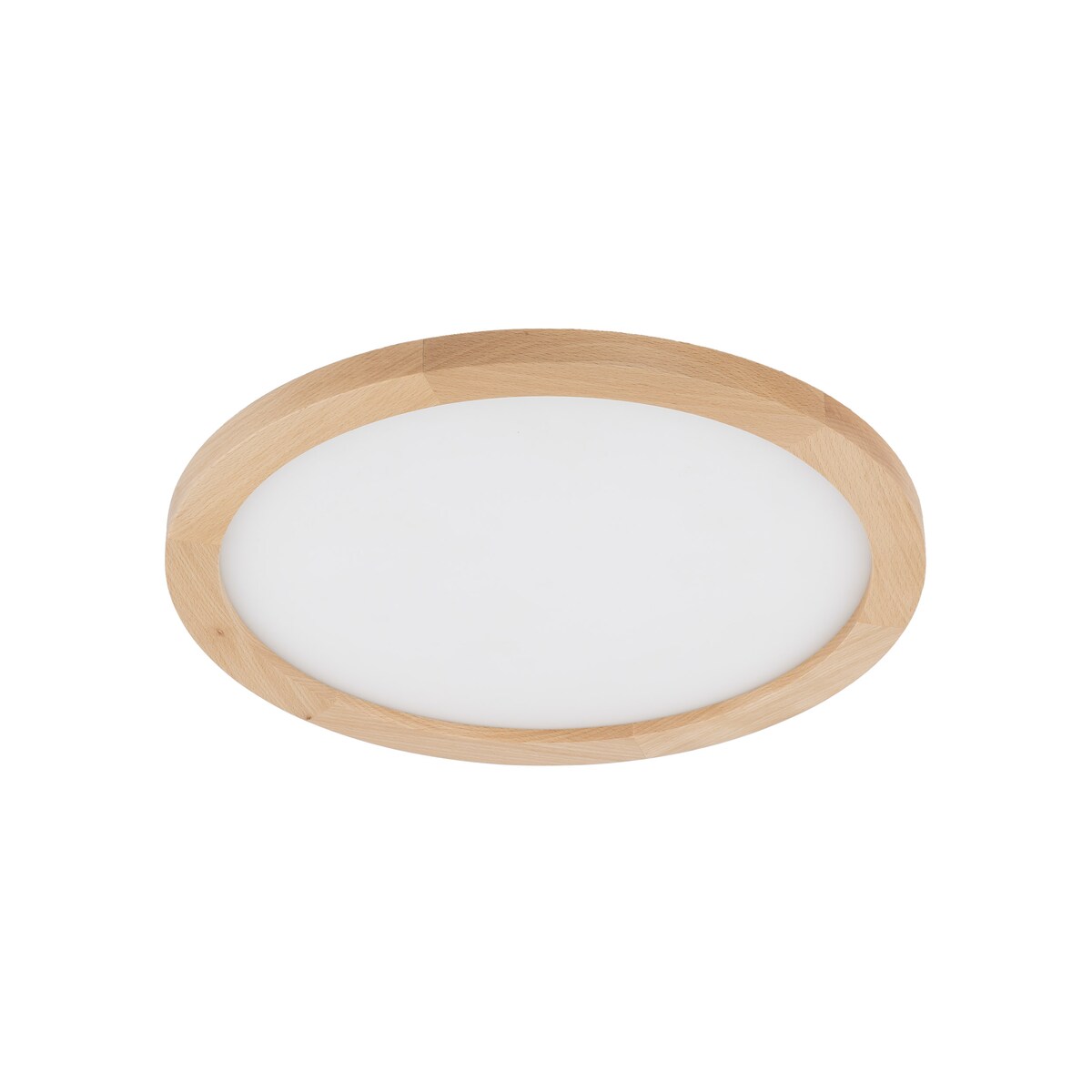 Plafon LED 36W TK Lighting AQUA WOOD buk IP54 42,5 cm nowoczesny biały sufitowy