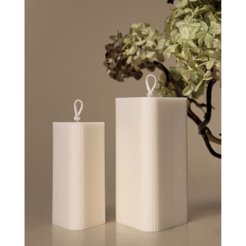 Zestaw świec sojowych Chelo – nowoczesne, bezzapachowe świeczki do stylowego wnętrza