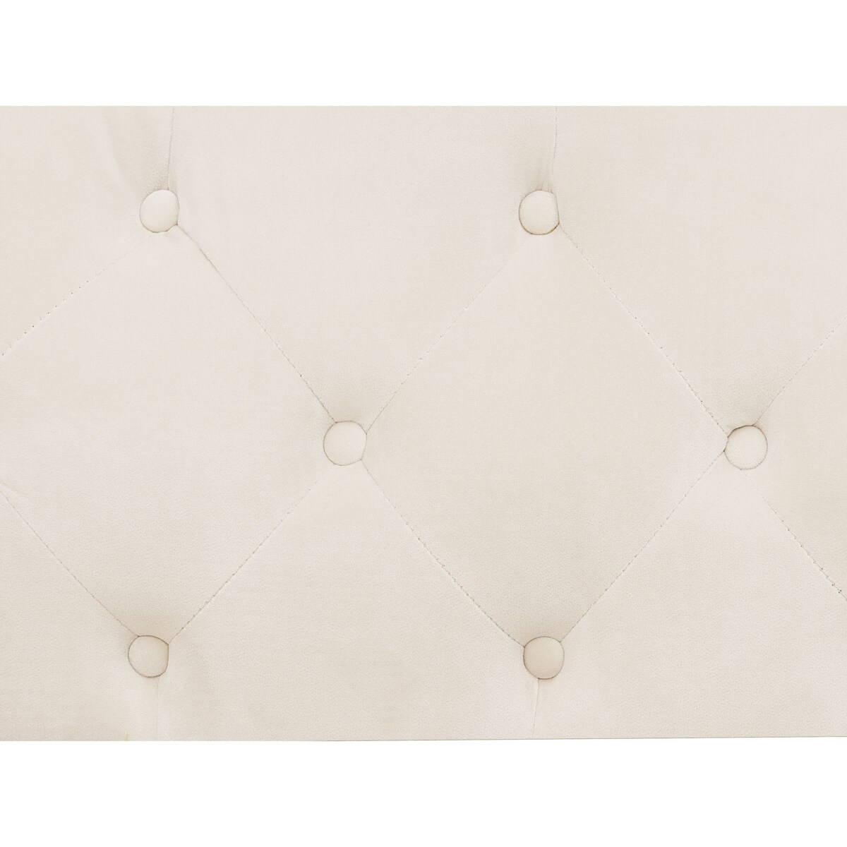 Sofa 3-osobowa welurowa beżowa SKIEN