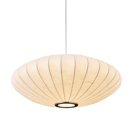 Lampa wisząca SILK FLAT biała 60 cm
