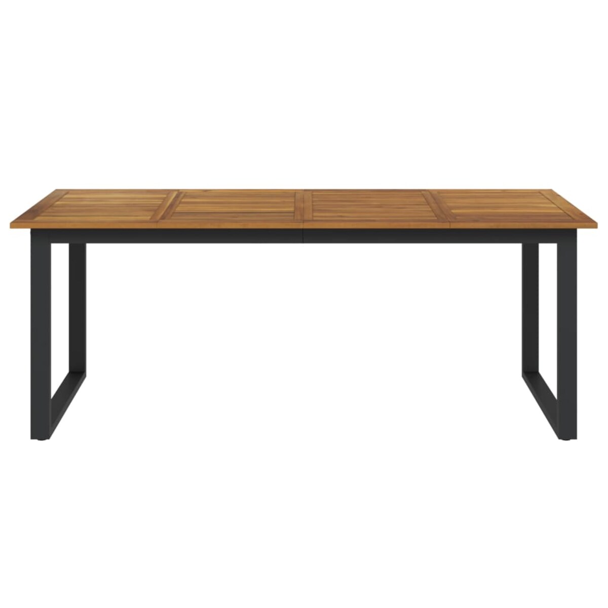 vidaXL Stół ogrodowy z nogami w kształcie U, 200x90x75 cm, akacja