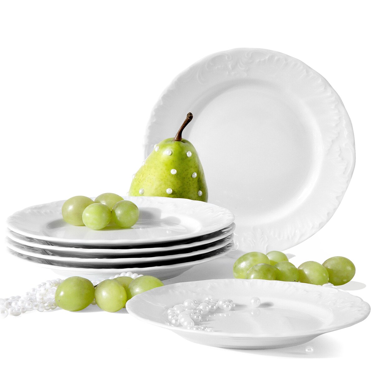 Konsimo ROCOCO MARIA Talerz deserowy 6 szt.