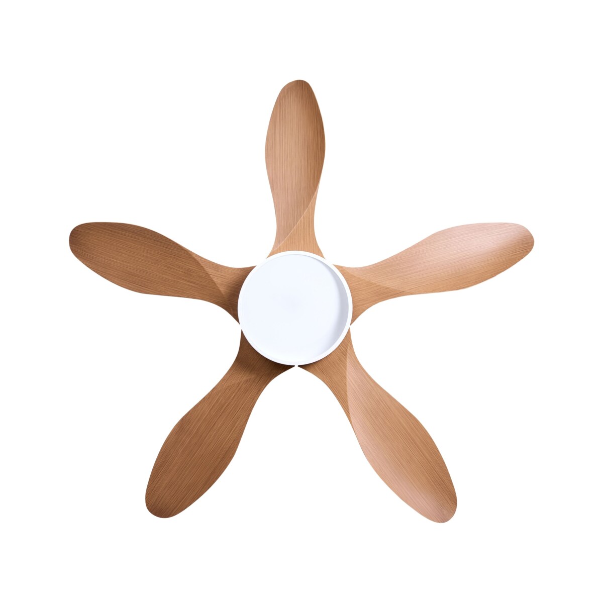 Wentylator sufitowy z lampą BARBET Jasnobrązowy