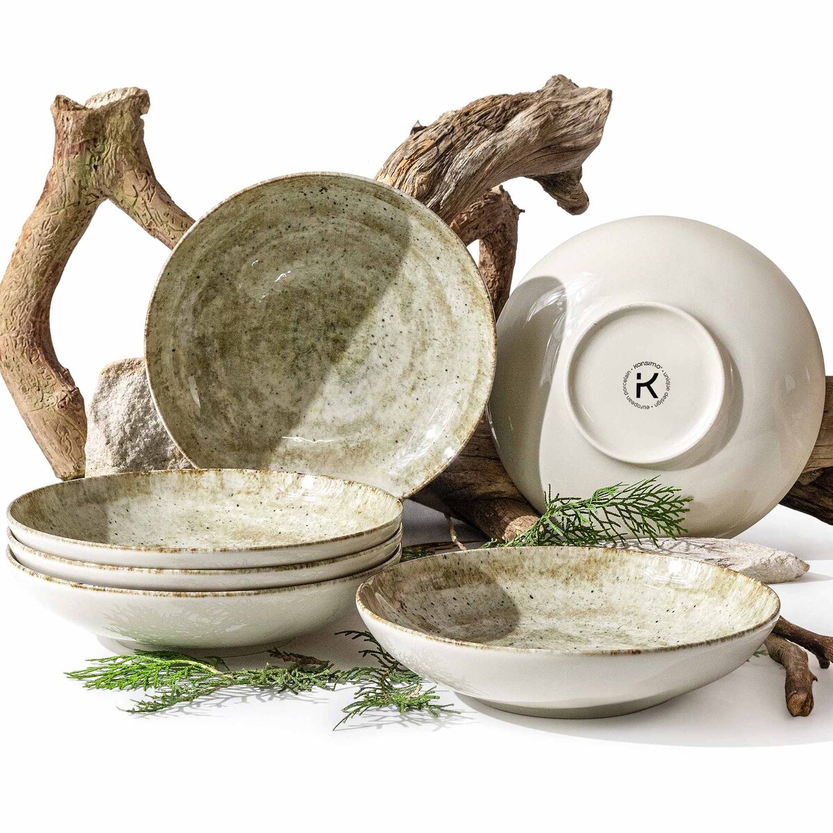 Talerz głęboki 6szt. ERATO