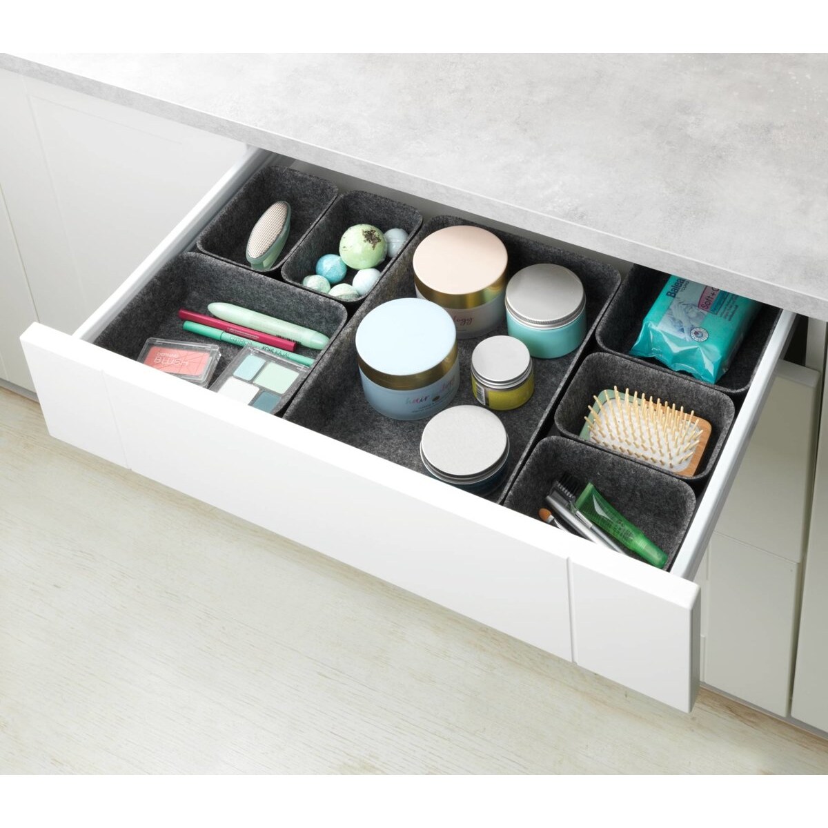 Organizery filcowe do szuflad, 7 sztuk, WENKO