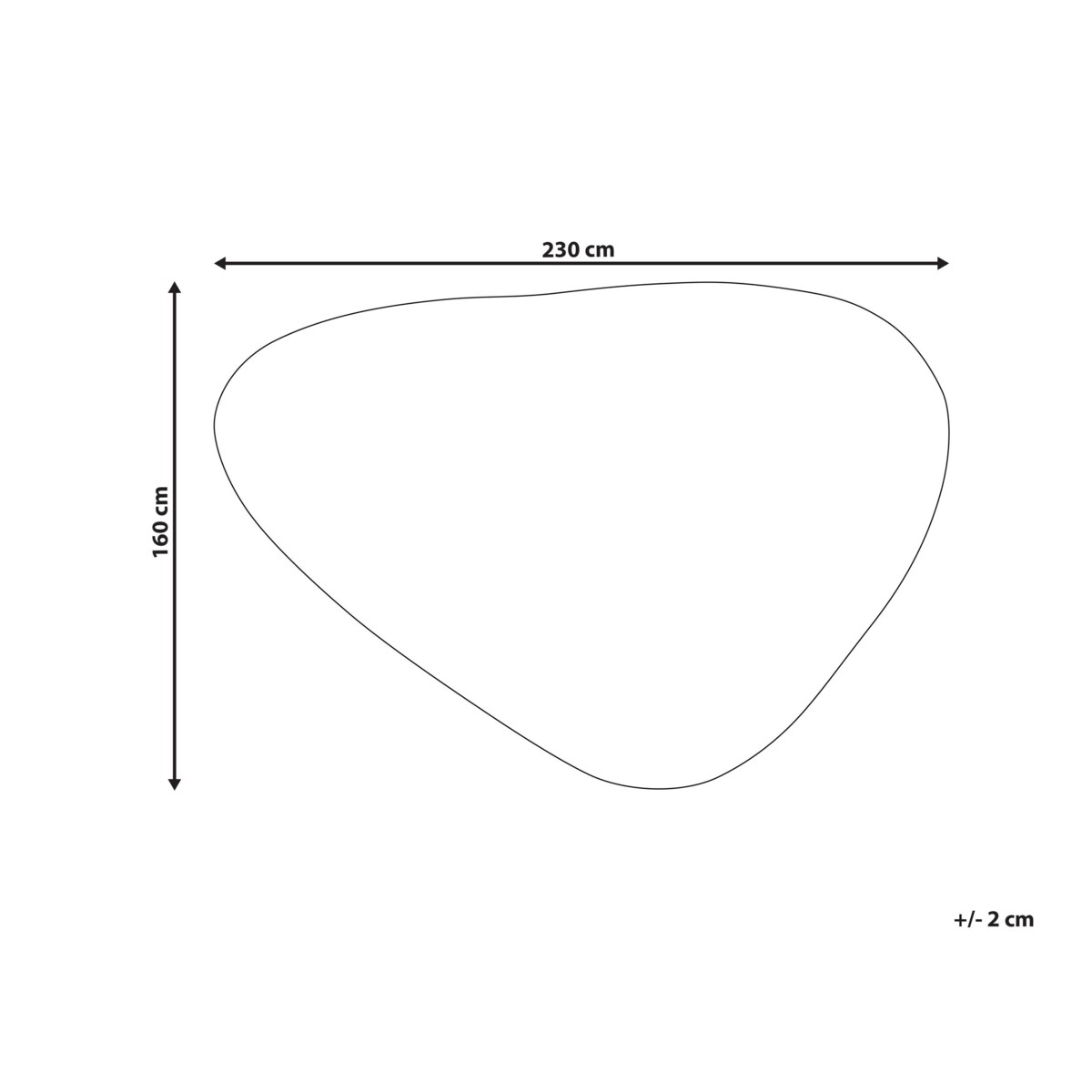Dywan TANDO Bordowy 160 x 230 cm Wiskoza