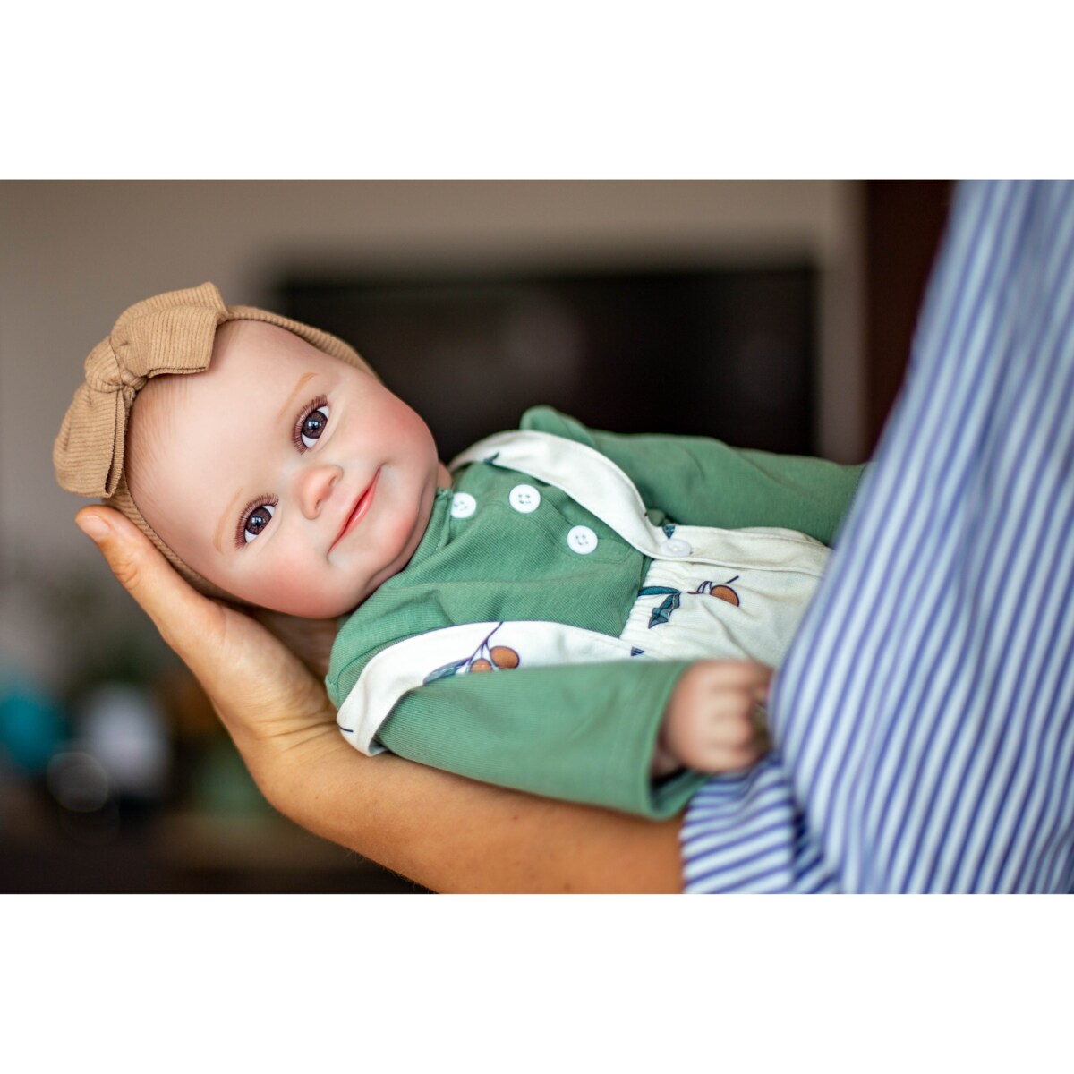 Lalka Reborn Baby Doll JAK ŻYWE Dziecko bobas odrodzona lalka Winylowa