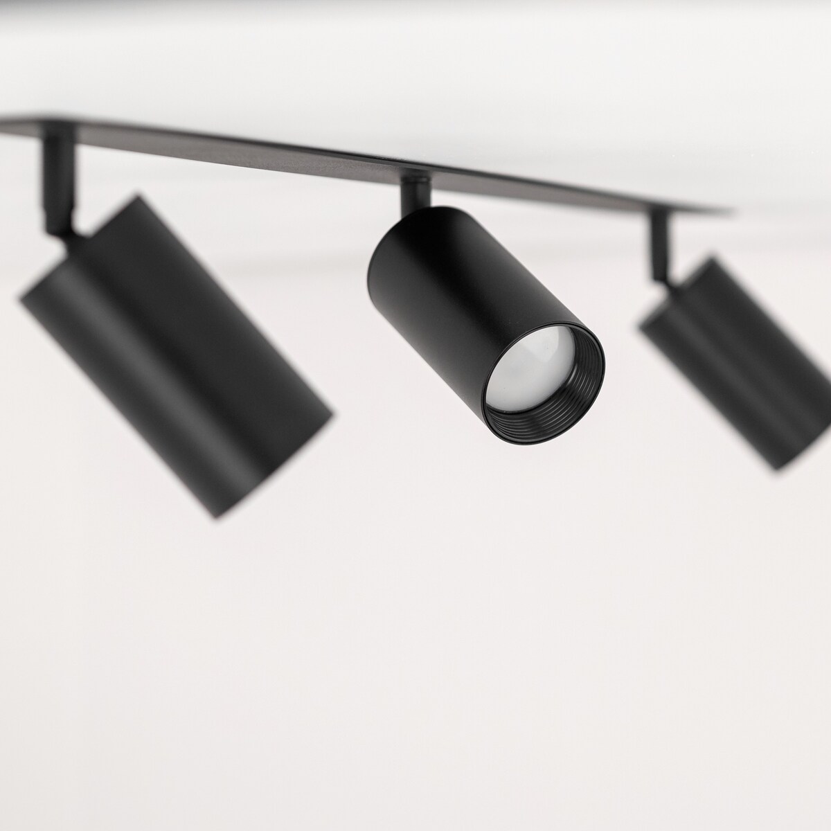 Reflektor podtynkowy potrójny TK Lighting AMIS BLACK 10808 czarno-złoty GU10 ruchome spoty