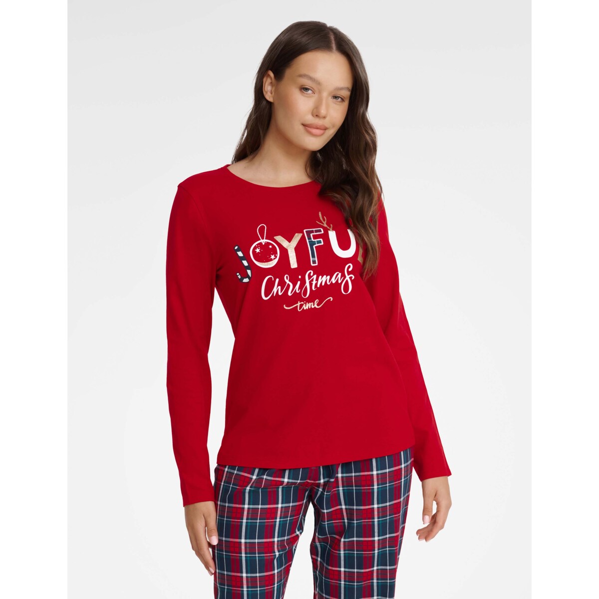 Piżama Glance 40938-33X Czerwona Czerwony, XL