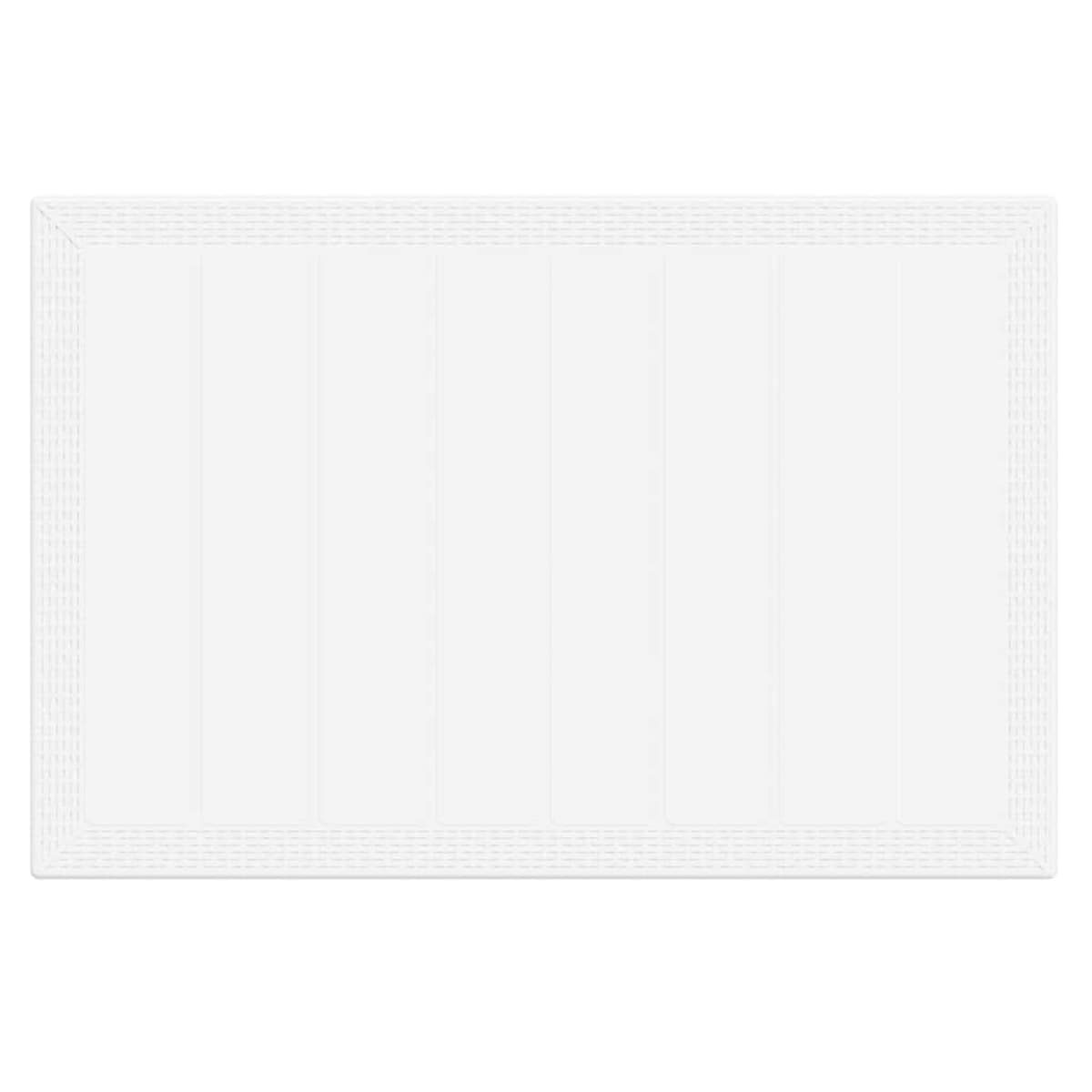 vidaXL Zestaw do jadalni w ogrodzie 5 pcs Biały Rattan Polt