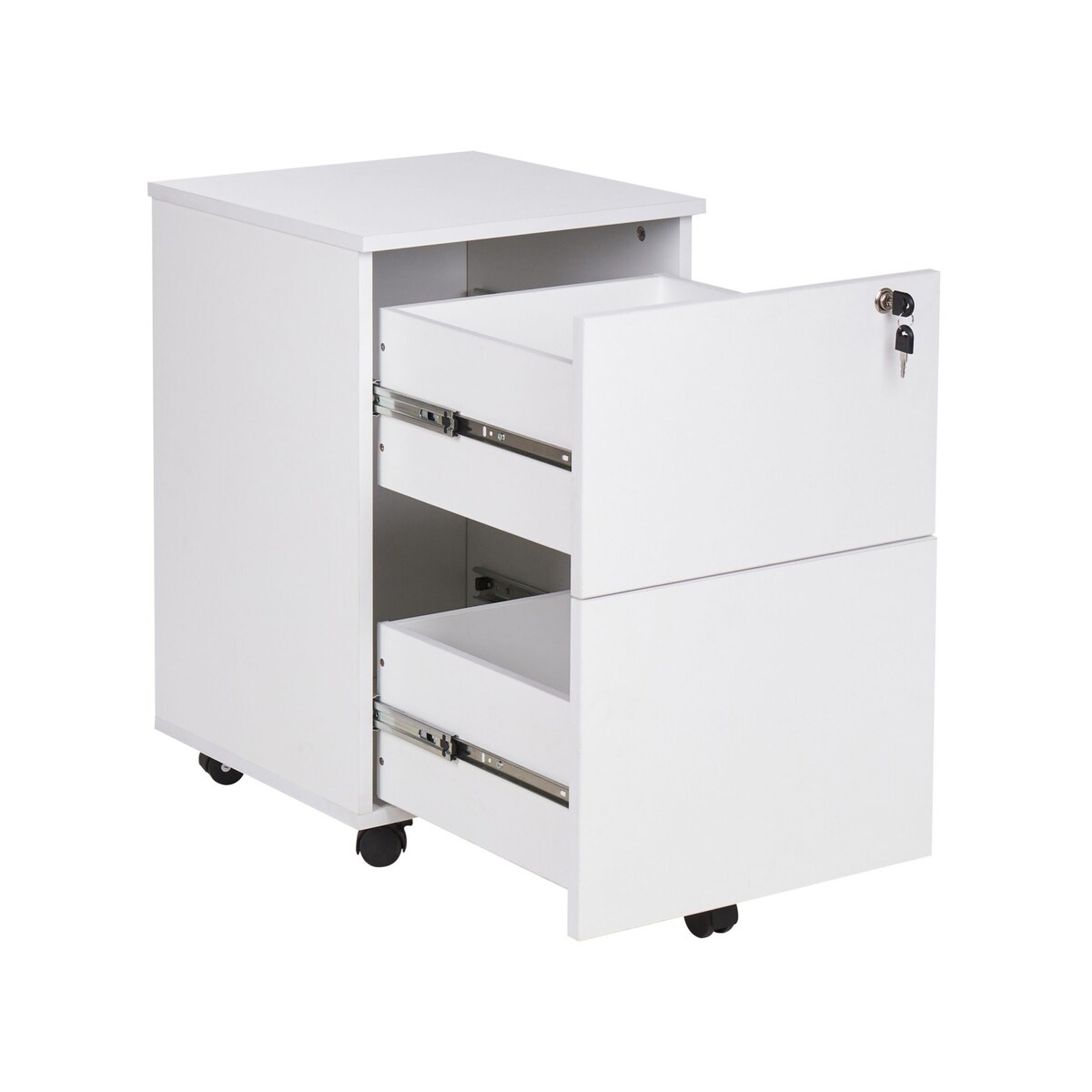 Szafka biurowa biała JOHNSON