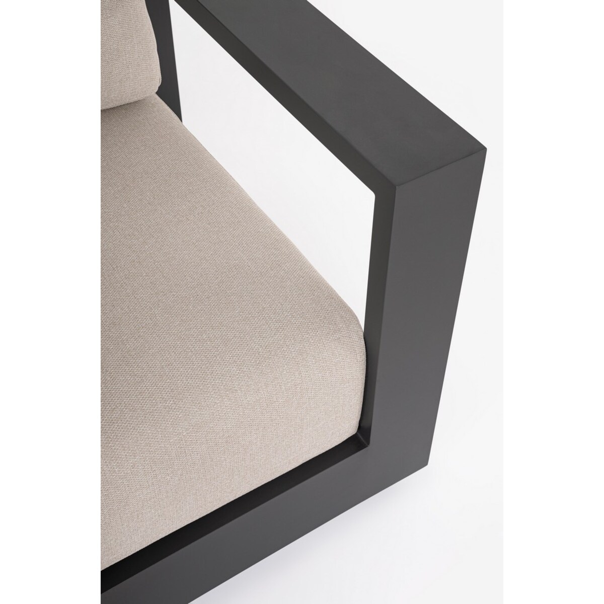 BIZZOTTO zestaw wypocznkowy ogrodowy MOSES antracyt / beż