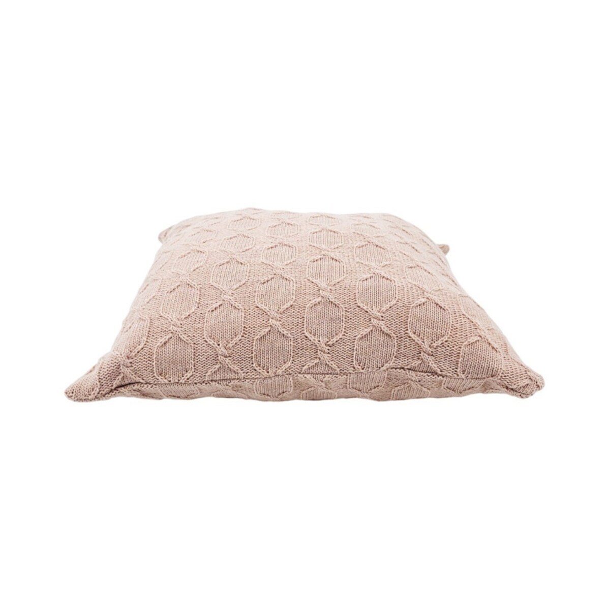 Poszewka na poduszkę z wełną z Alpaki 45x45 cm MODENA PUDROWY RÓŻ