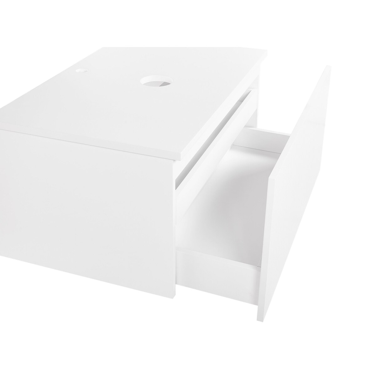 Szafka łazienkowa wisząca 80 x 52 cm biała ALZIRA