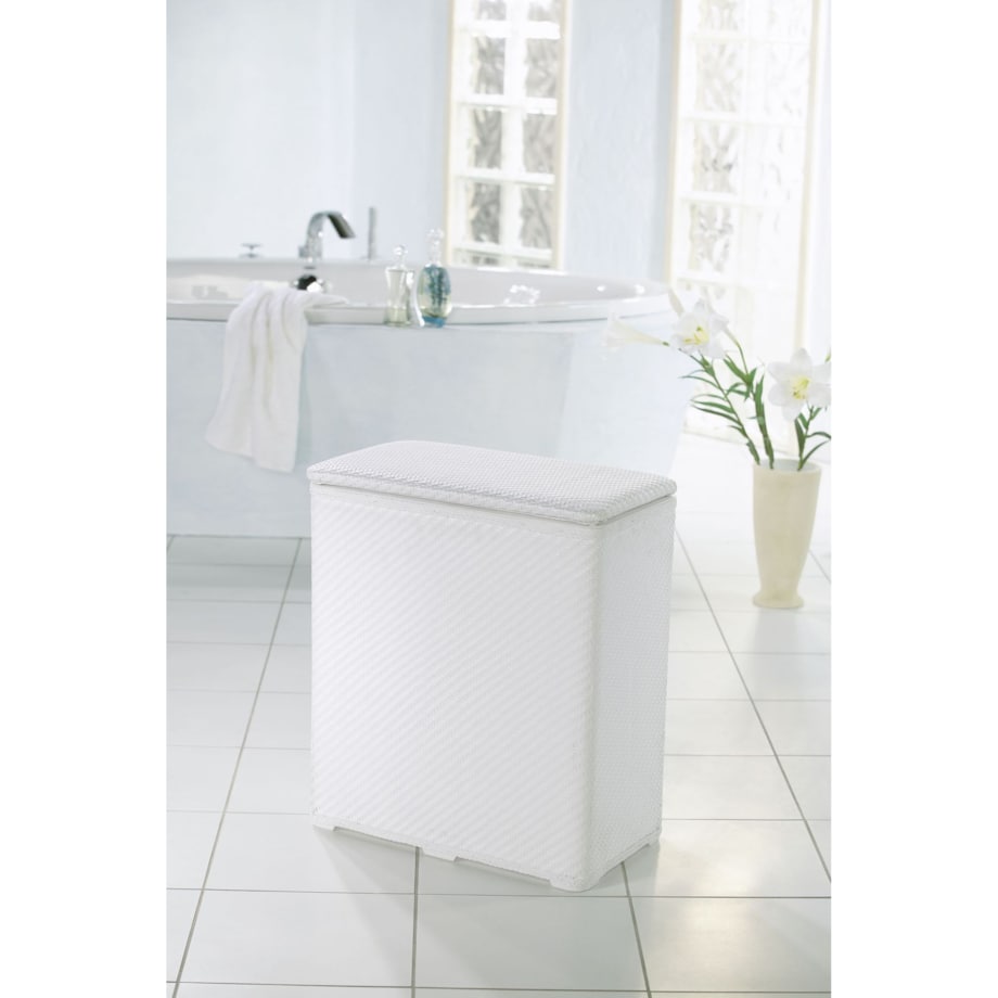 Kleine Wolke Wascheboy Kosz na pranie biały 48x27x55cm