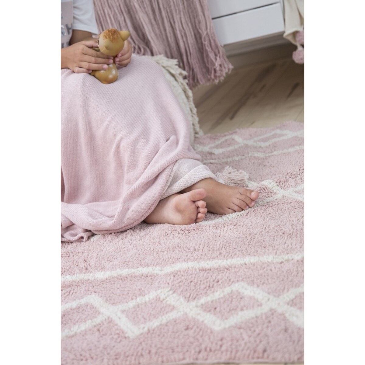 Dywan Bawełniany Oasis Vintage Nude Natural 120x160 cm Lorena Canals