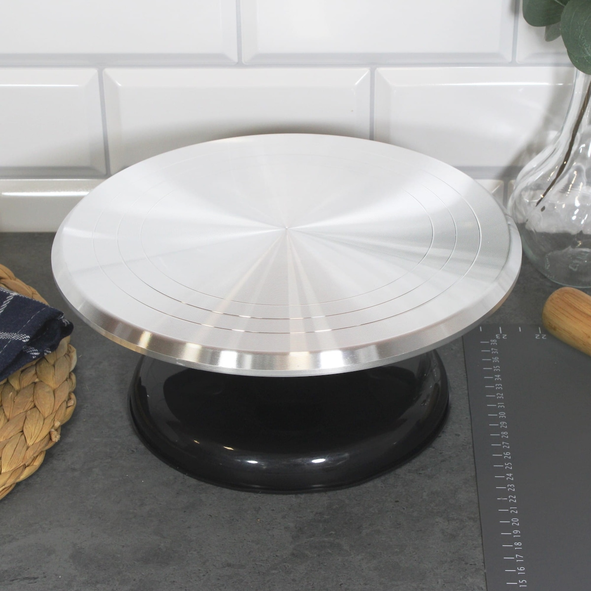 Patera obrotowa do ciast tortu babeczek 25cm BRUNBESTE