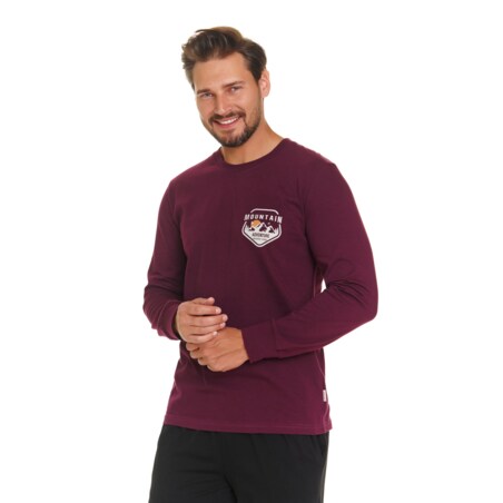 Piżama kolor fioletowy PMB.7139.BURGUNDY - XXXL