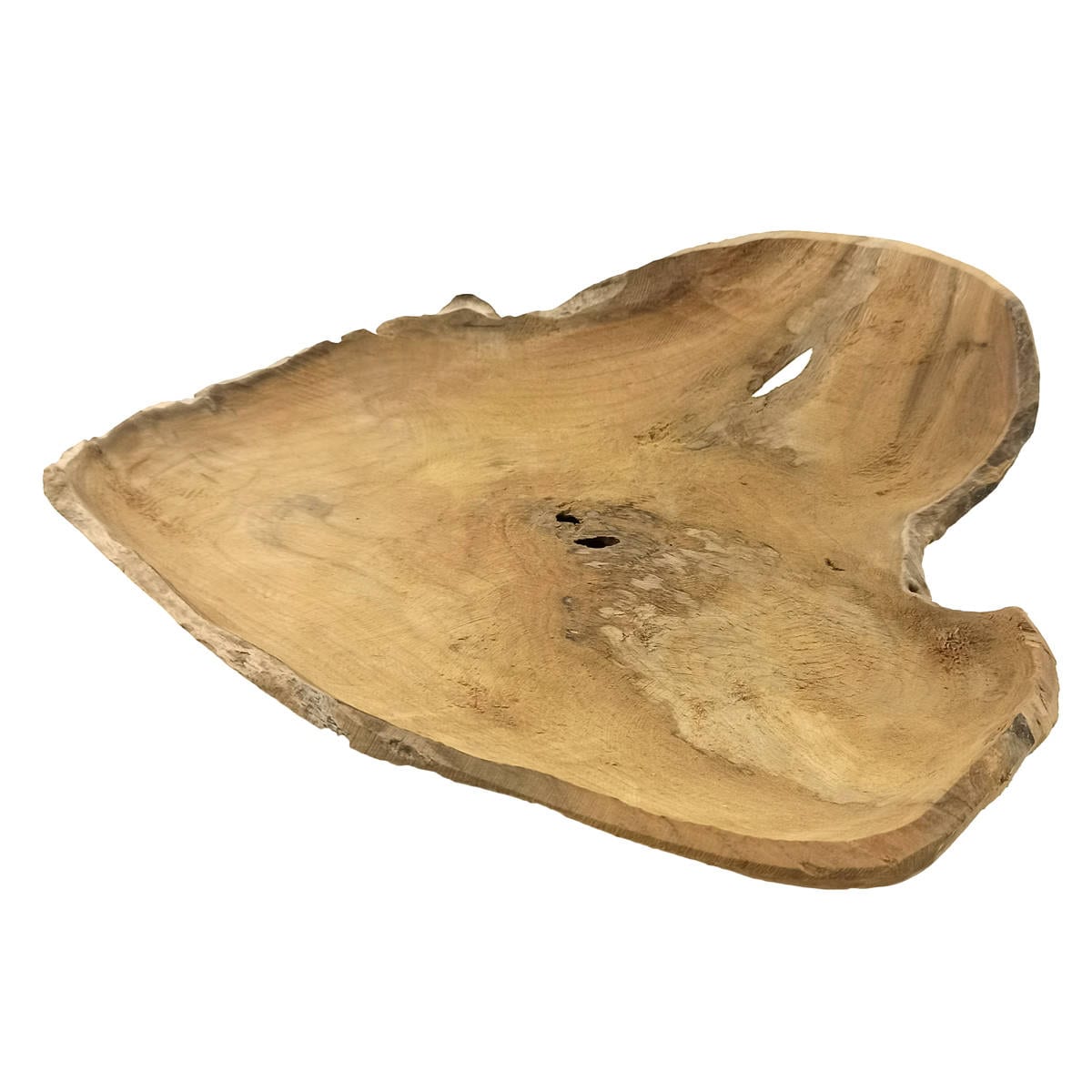 Misa ozdobna z drewna tekowego, Ø 40 cm