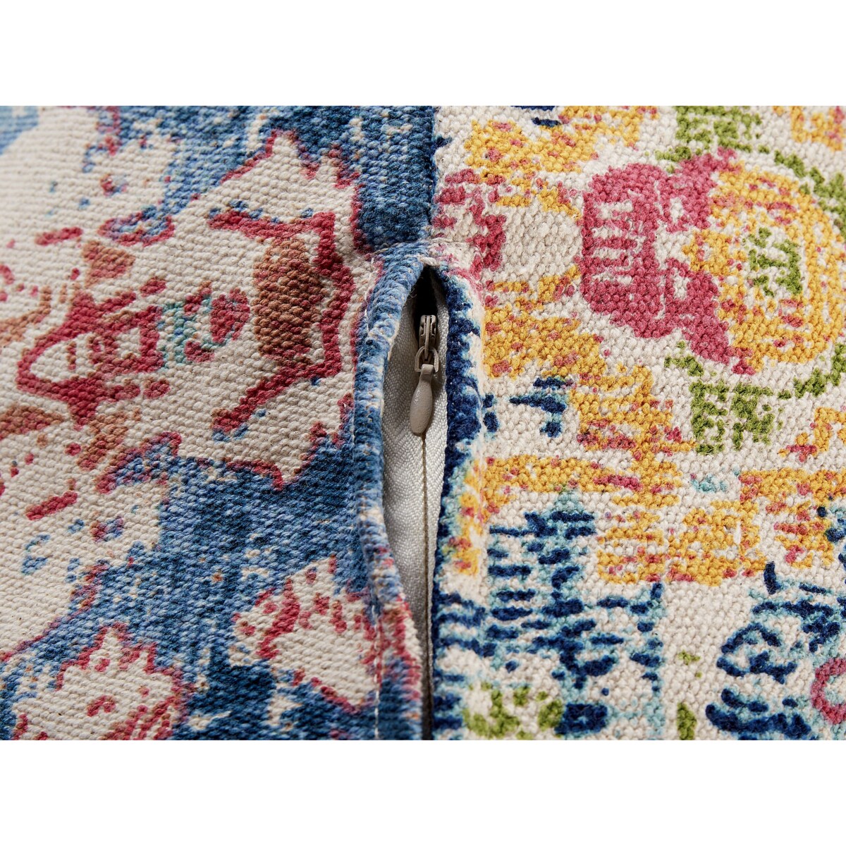 Poduszka podłogowa bawełniana 50 x 50 x 20 cm wielokolorowa OUED