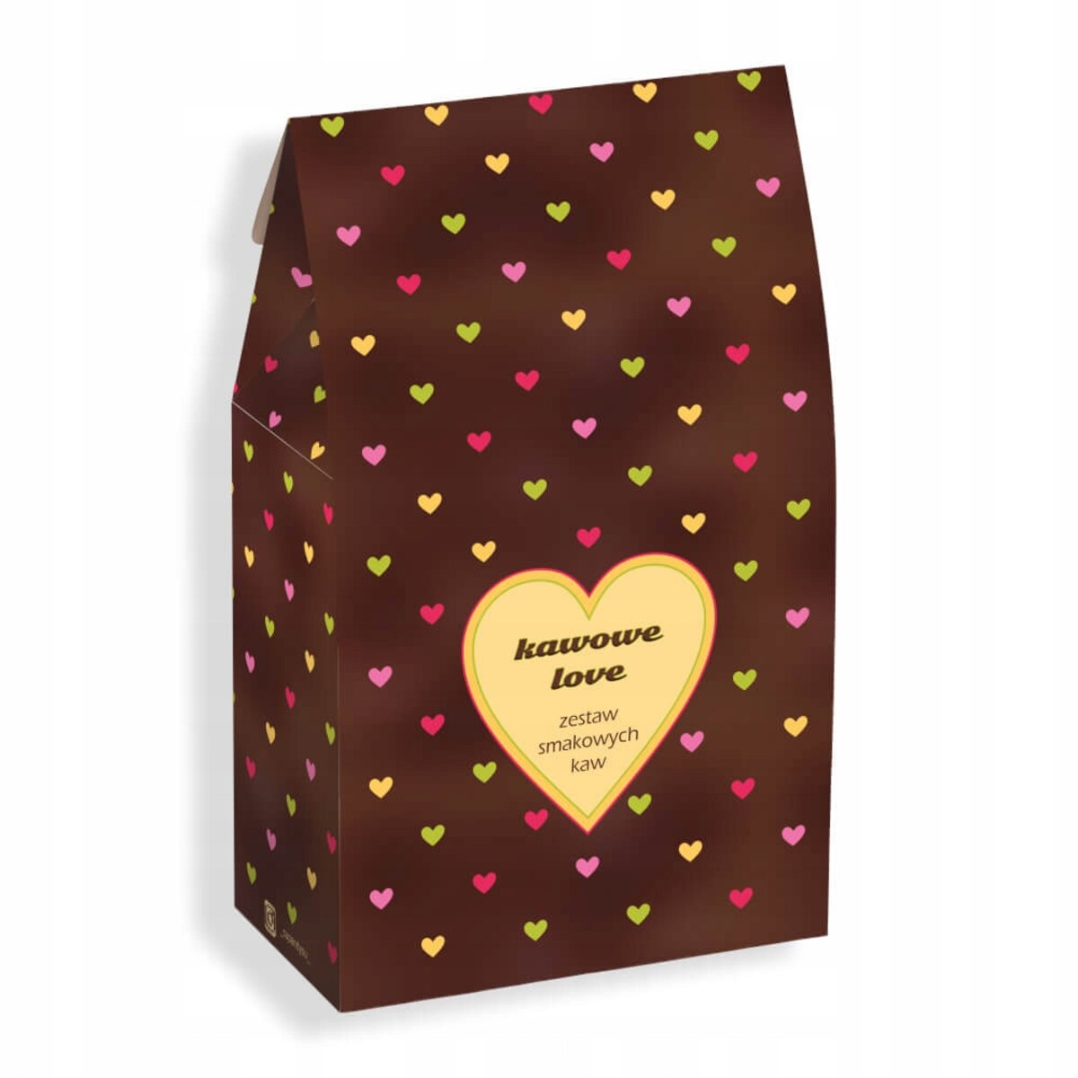 Zestaw prezentowy upominkowy "KAWOWE LOVE" - 10 smaków kaw deserowych premium - prezent upominek na walentynki dla chłopaka dziewczyny niej niego żony męża kobiety faceta mężczyzny