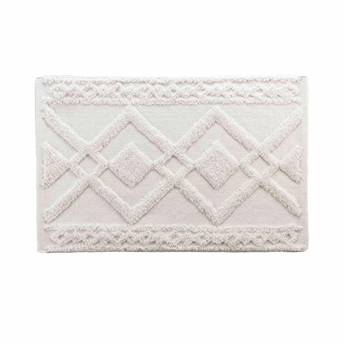 Dywanik łazienkowy GLADIS, 100% bawełny, ecru, 50 x 80 cm