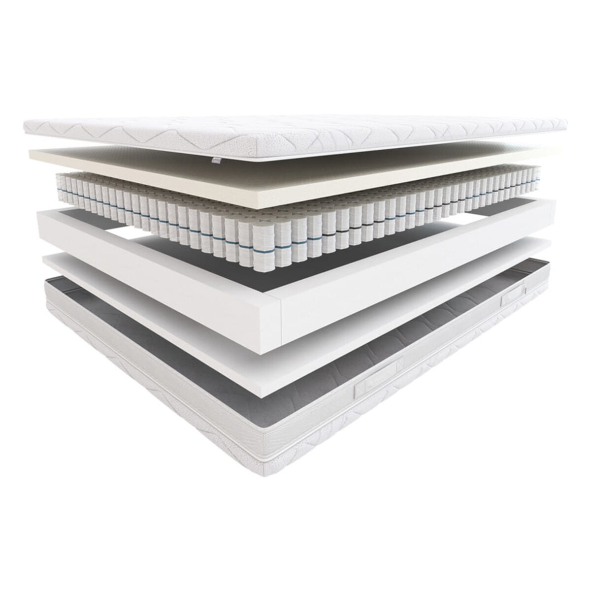 Materac 160x200 Tango HILDING Tencel twardy sprężynowy