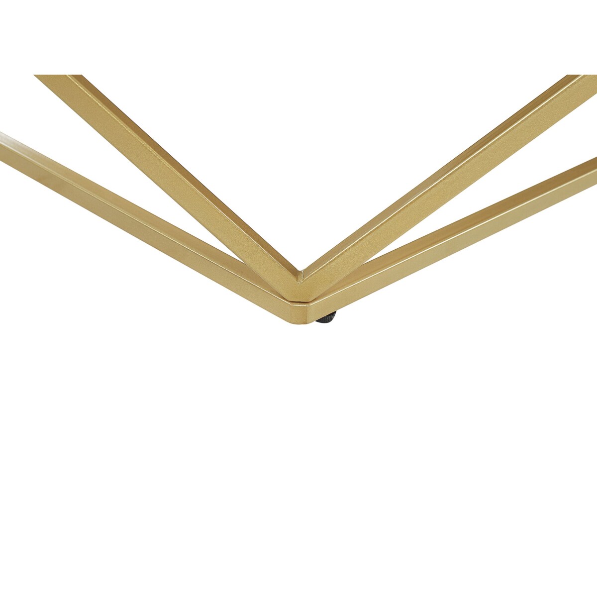 Stolik kawowy czarno-złoty efekt marmuru MALIBU