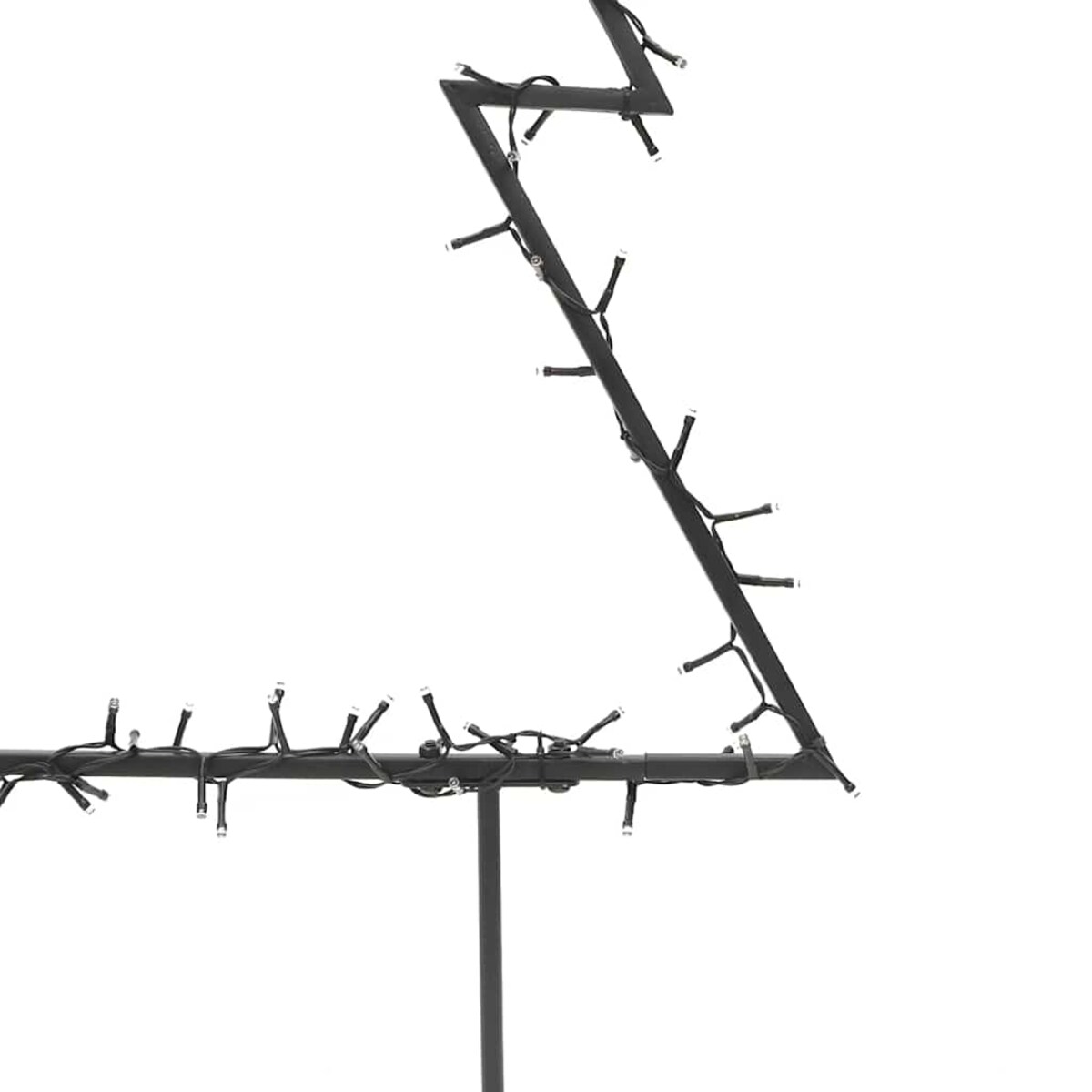 vidaXL Świąteczna choinka na szpikulcach, 80 LED, 60 cm