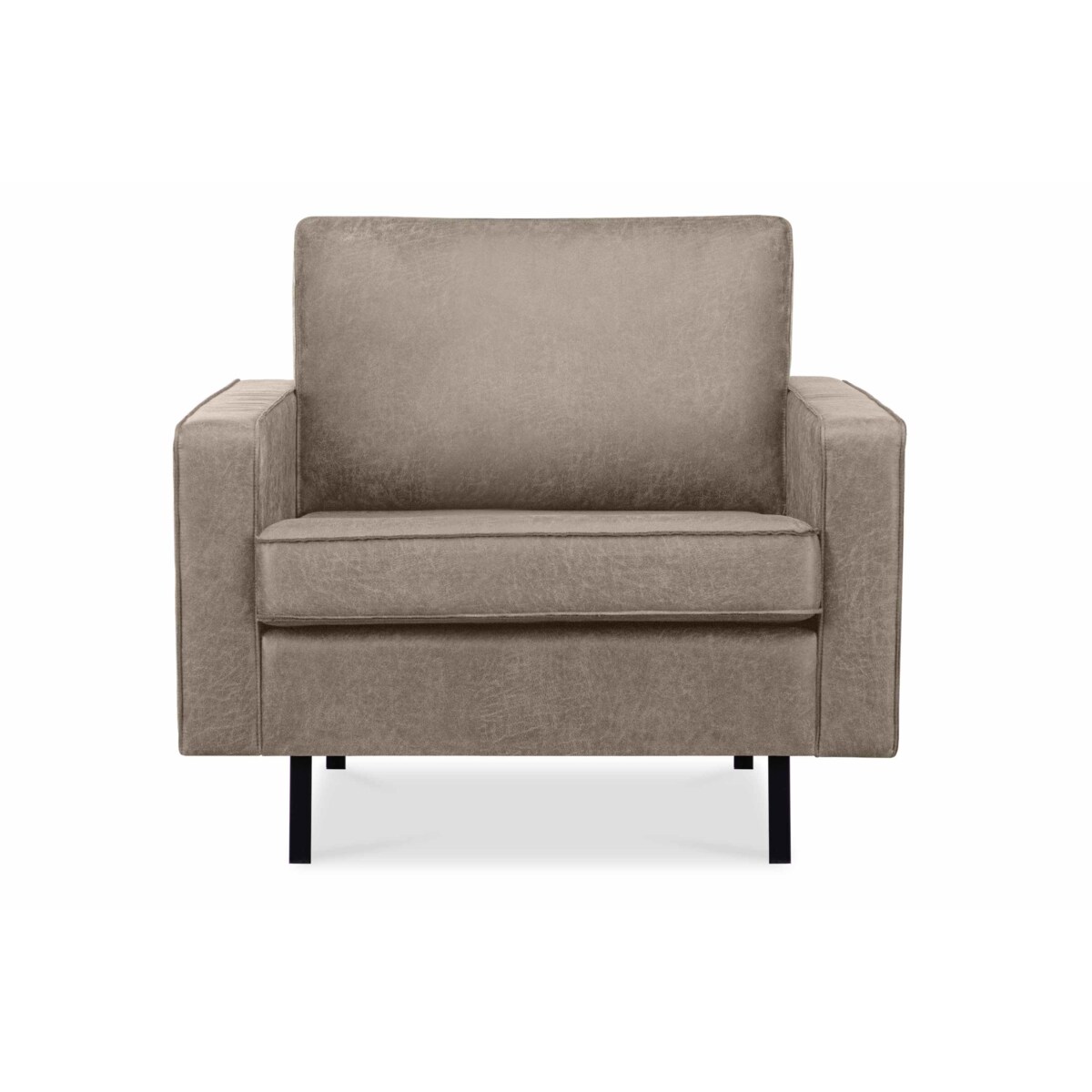 KONSIMO INVIA Fotel w stylu loftowym - kolor szary