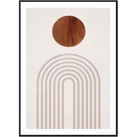 Poster Story, Plakat, Obraz - Brązowy Łuk No3, wymiary 21 x 30 cm