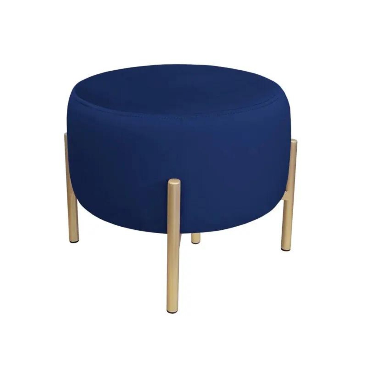 Pufa WILFRED MG VELVET granatowa/złota