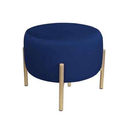 Pufa WILFRED MG VELVET granatowa/złota