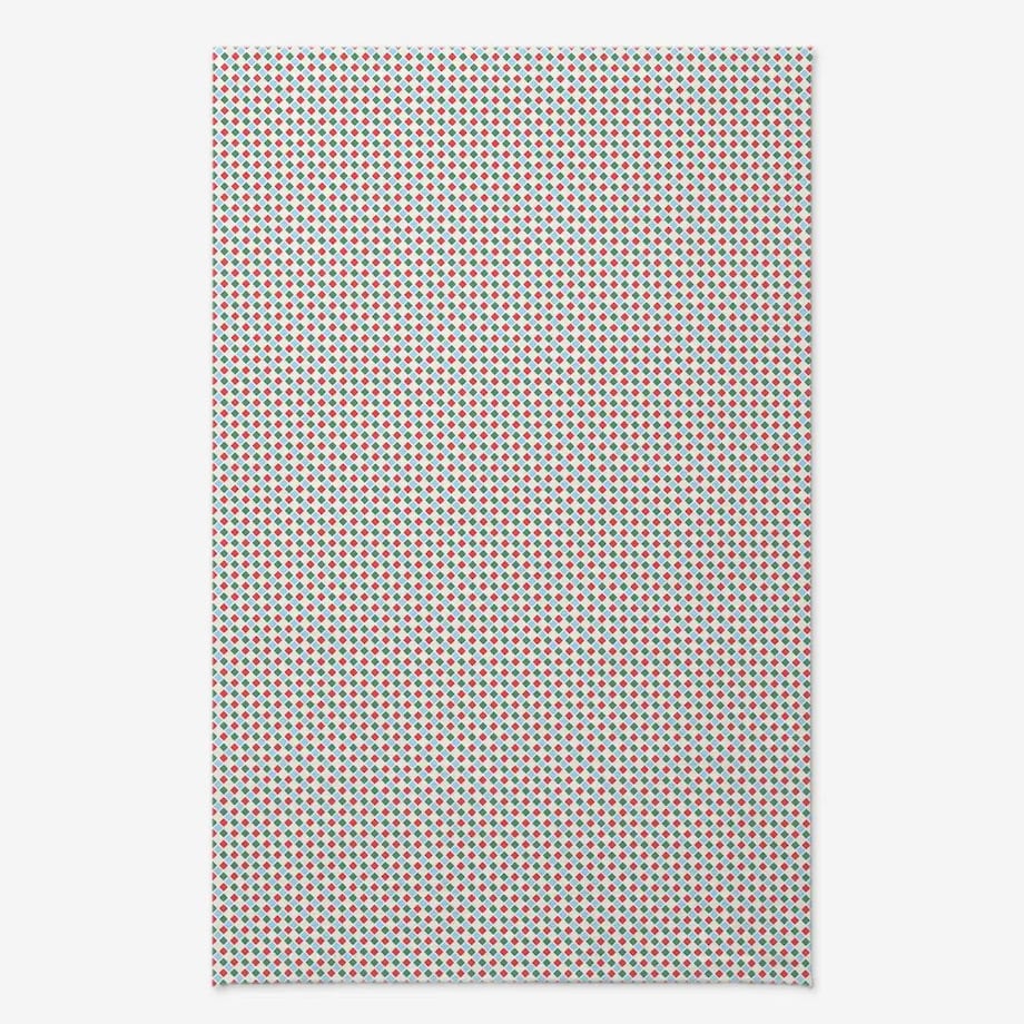 Obrus świąteczny - Świąteczna kratka 140x220 cm