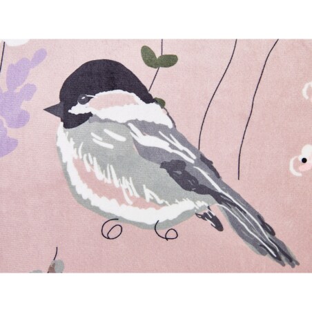 2 poduszki welurowe 45 x 45 cm różowe CYCLAMEN