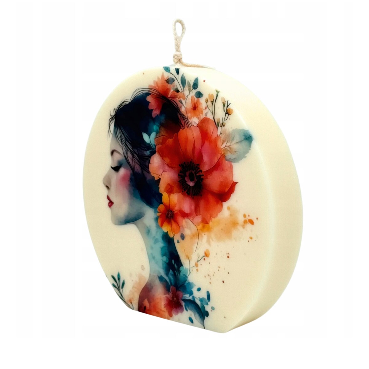 Świeczka Sojowa Bezzapachowa Prezent dla Żony Świeca Upominek Dekoracyjna