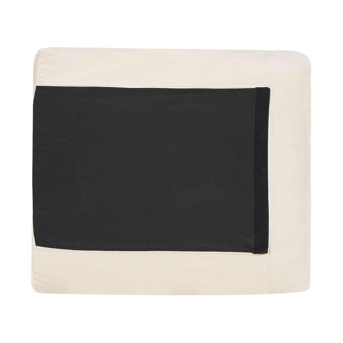 Narożnik welurowy prawostronny jasnobeżowy VINTERBRO