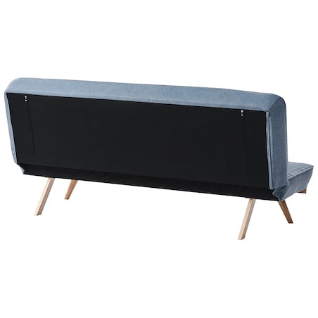 Sofa rozkładana dla 2 osób KALFAFEL Niebieski