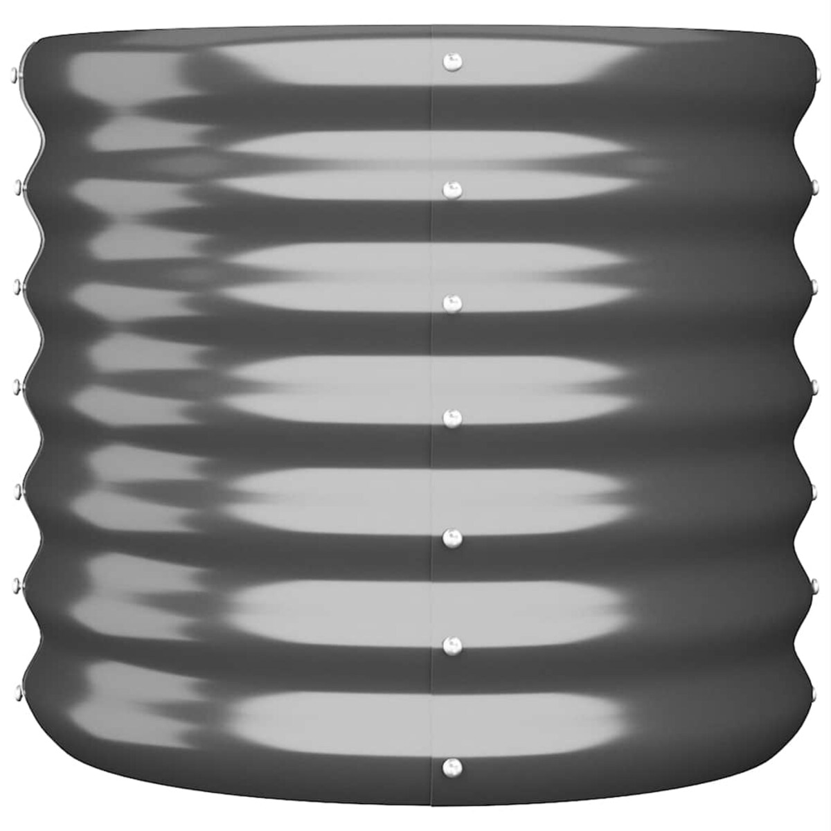 vidaXL Donica ogrodowa, stal ocynkowana, 40x40x36 cm, antracyt