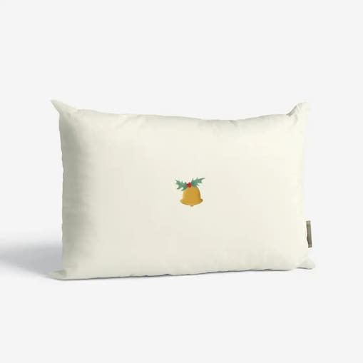 Poduszka świąteczna -Minimalistyczny dzwonek