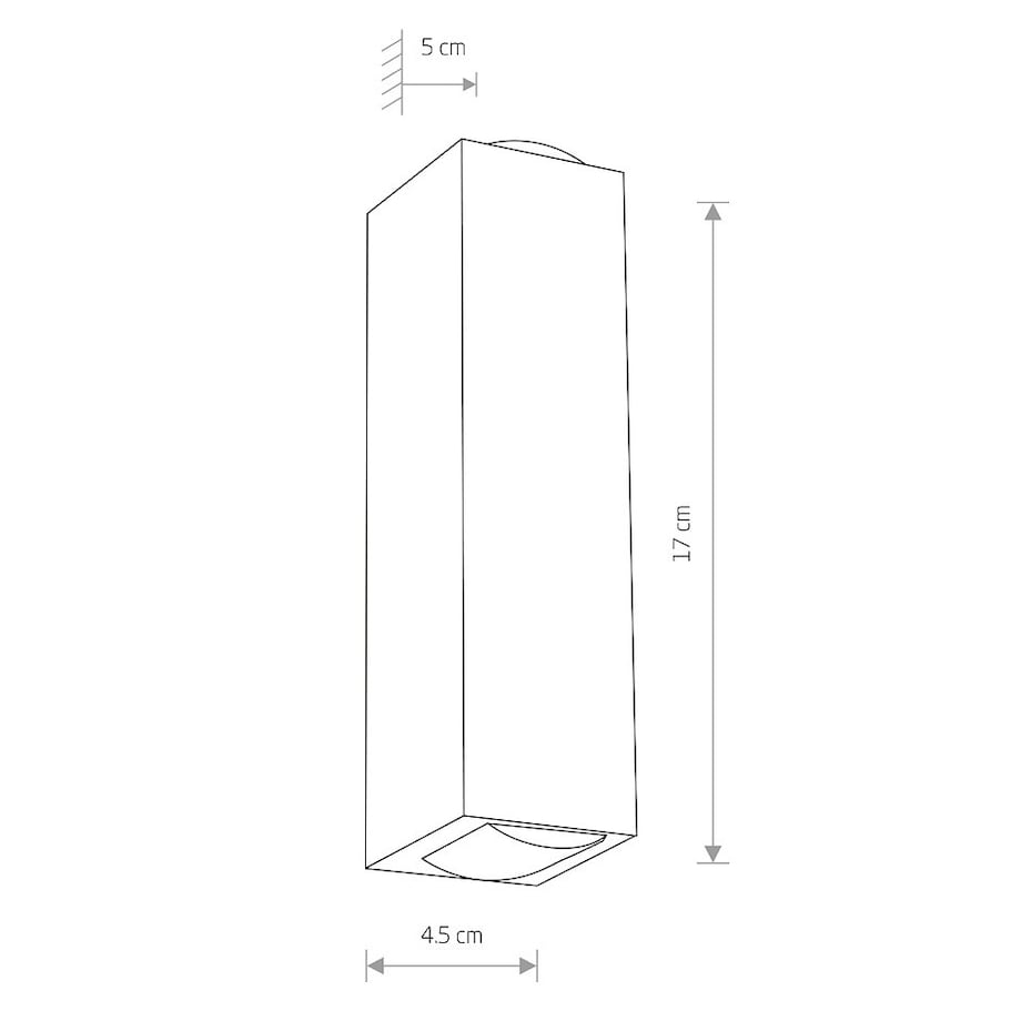Lampa ścienna 9112 LENS LED Czarny Nowodvorski