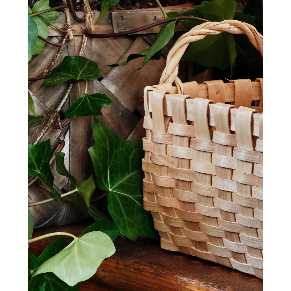 KOSZ KOSZYK NA PRANIE ZABAWKI PIKNIK warzywa owoce piknikowy 2 szt. drewno